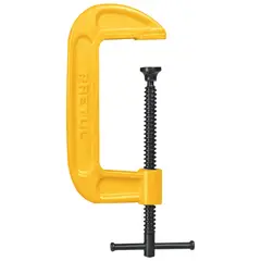 PRETUL - Prensa Tipo C de 6 Pulgadas Cuerpo de Hierro Nodular