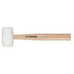 TRUPER - Mazo de Goma Profesional de 16 Oz con Mango Antiderrapante
