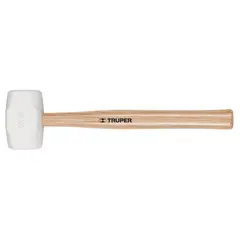 TRUPER - Mazo de Goma Profesional de 24 Oz con Mango Antiderrapante