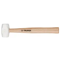 TRUPER - Mazo de Goma Profesional de 8 Oz con Mango Antiderrapante