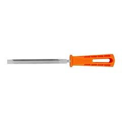 TRUPER - Lima Triangular Pesada Bastarda de 6 Pulgadas Mango Ergonómico