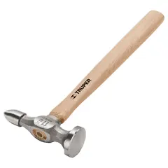 TRUPER - Martillo Desabollador Fino de Bola de 11 Oz con Mango de Madera