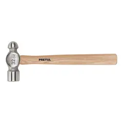 PRETUL - Martillo Pulido de 32 Oz con Mango de Madera de Bola