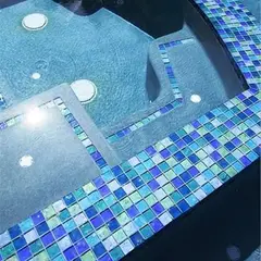 ATTMOSFERAS - Mosaico Plage Blue Strong 32.7X32.7Cm Cj/X 20 Und