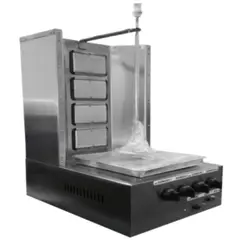 COMLEC - Horno Shawarma Industrial A Gas Natural. Qres Al Frente. 25kg