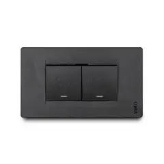 VETO - Mixto Interruptor + Conmutador Premium Black