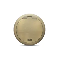 VETO - Socket de Piso Redondo Bronze