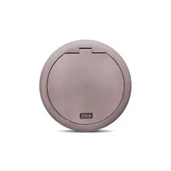 VETO - Socket de Piso Redondo Silver