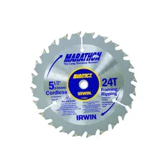 IRWIN - Disco de Corte para Sierra Circular 13.97 cm 24 Dientes