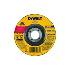 DEWALT - Disco de Esmeril de Corte Rápido de Metal de 11.43 cm