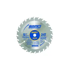IRWIN - Disco de Corte para Sierra Circular 13.65 cm 24 Dientes