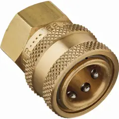 MI T M - Enchufe Hembra de Acople Rápido de Latón de 3/8 Pulgadas