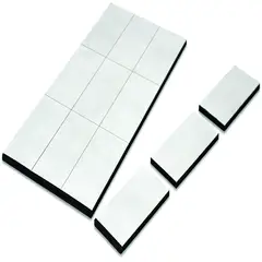 MASTER MAGNETICS - Hoja de Imanes con Revestimiento Adhesivo 5.08 X 7.62 cm