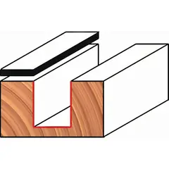 GENERICO - Fresa Recta con Rodamiento para Corte Nivelador