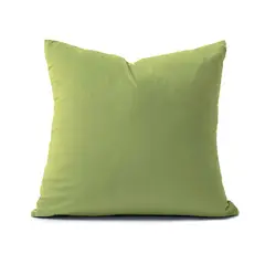 BANZAY - Cojín Decorativo Cuadrado En Tela - Verde Pistacho