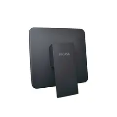 HICASA - Ducha Mezclador Monocontrol Cuadrado Negro Consumo 9 l/min