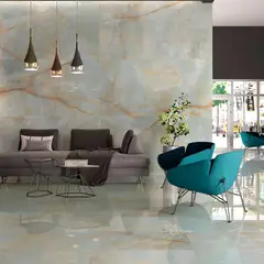 ATTMOSFERAS - Piso Porcelanato Onyx Dawn Mint 60x120 Brillante Rectificado Cj/X 1,44 M2