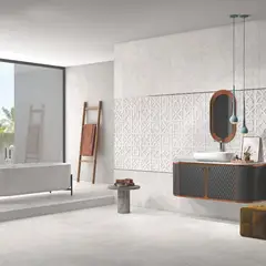 ATTMOSFERAS - Porcelanato Meraky Bianco 80X160 Natur 2.56 M2