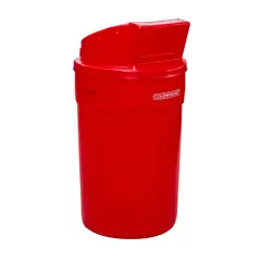 COLEMPAQUES - Caneca Cilíndrica 208 Litros Tapa Cachucha Roja