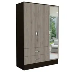 VIRTUAL MUEBLES - Closet Quiles 180x120x49cm Wengue