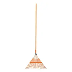 TRUPER - Rastrillo Metálico para Jardín Con Mango Cabeza de 56 cm