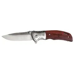 TRUPER - Navaja Abatible 21 cm Superfilo Mango Madera y Seguro