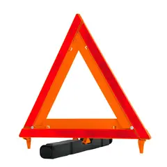 TRUPER - Triángulo Reflectivo de Seguridad 44 cm Plegable Con Estuche