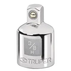 TRUPER - Adaptador para Ratchet y Copas Hembra 3/8 Pulgadas Macho 1/4 Pulgadas