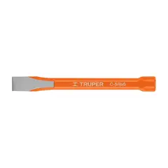 TRUPER - Cincel Profesional de 6'' con Cuña de 5/8'' y Cabeza Grande