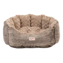 GUAMBA - Cama Para Mascota Paris 50x50x20cm Pequeña Taupe