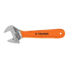TRUPER - Llave Expansiva de 6 Pulgadas Mango PVC con Apertura de 3/4 Pulgadas