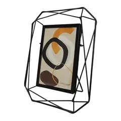 JUST HOME COLLECTION - Portarretrato Marco Para Foto Metal 10x15 Cm Negro Memories