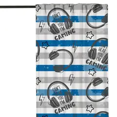 DISTRIHOGAR - Cortina Teen 150x220 Gaming