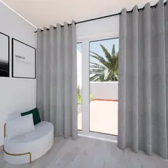 JUST HOME COLLECTION - Cortina Blackout 80% Iris Taupe 200x230 cm