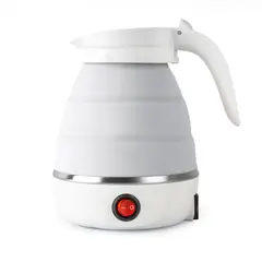 CHEF MASTER - Hervidor de Agua Eléctrico Portátil Tetera Blanca
