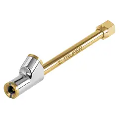 TRUPER - Inflador de Llantas En Latón Rosca 1/4 Npt Con Cabeza Doble