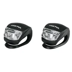 PRETUL - Juego de Linternas para Bicicleta Delantera y Trasera