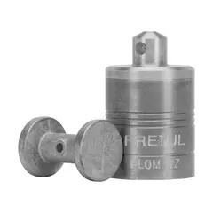 PRETUL - Plomada Metálica #1 7 Oz 200 G con Punta para Centros