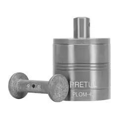 PRETUL - Plomada Metálica #4 24 Oz 675 g con Punta para Centros