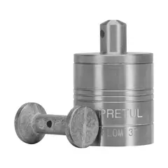 PRETUL - Plomada Metálica #3 12 Oz 340 g con Punta para Centros