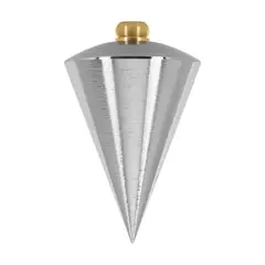 TRUPER - Plomada de Acero 8 Oz 226 g Tipo Trompo Acabado Cromado