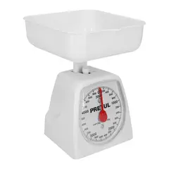 PRETUL - Báscula o Gramera Mecánica Plástica de 5 kg Incluye Charola