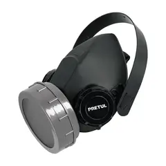 PRETUL - Máscara Media Cara Reutilizable para Usar Con 1 Filtro