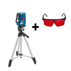BOSCH - Nivel Láser Nivelox 15m Con Trípode Y Maletín + Gafas Láser Rojo