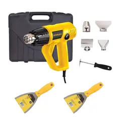 STANLEY - Pistola de Calor 1.800w + 2 Espatula Mango Plas 4 Pul Ancho-hoja