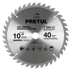 PRETUL - Disco Sierra Para Guadaña 10"