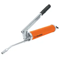 TRUPER - Inyector de Grasa de 14 Oz y 6.000 Psi con Extensión Rígida