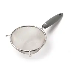 PRESS - Colador de Cocina en Acero Inoxidable 14 cm 86603 Gris