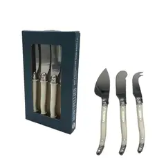 KW - Set 7 Cuchillos ( 3 para Queso y 4 para Mantequilla ) Marfil