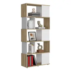 RTA DESIGN - Biblioteca Noah 175 X 80 X 29 Rta Macadamia Blanco